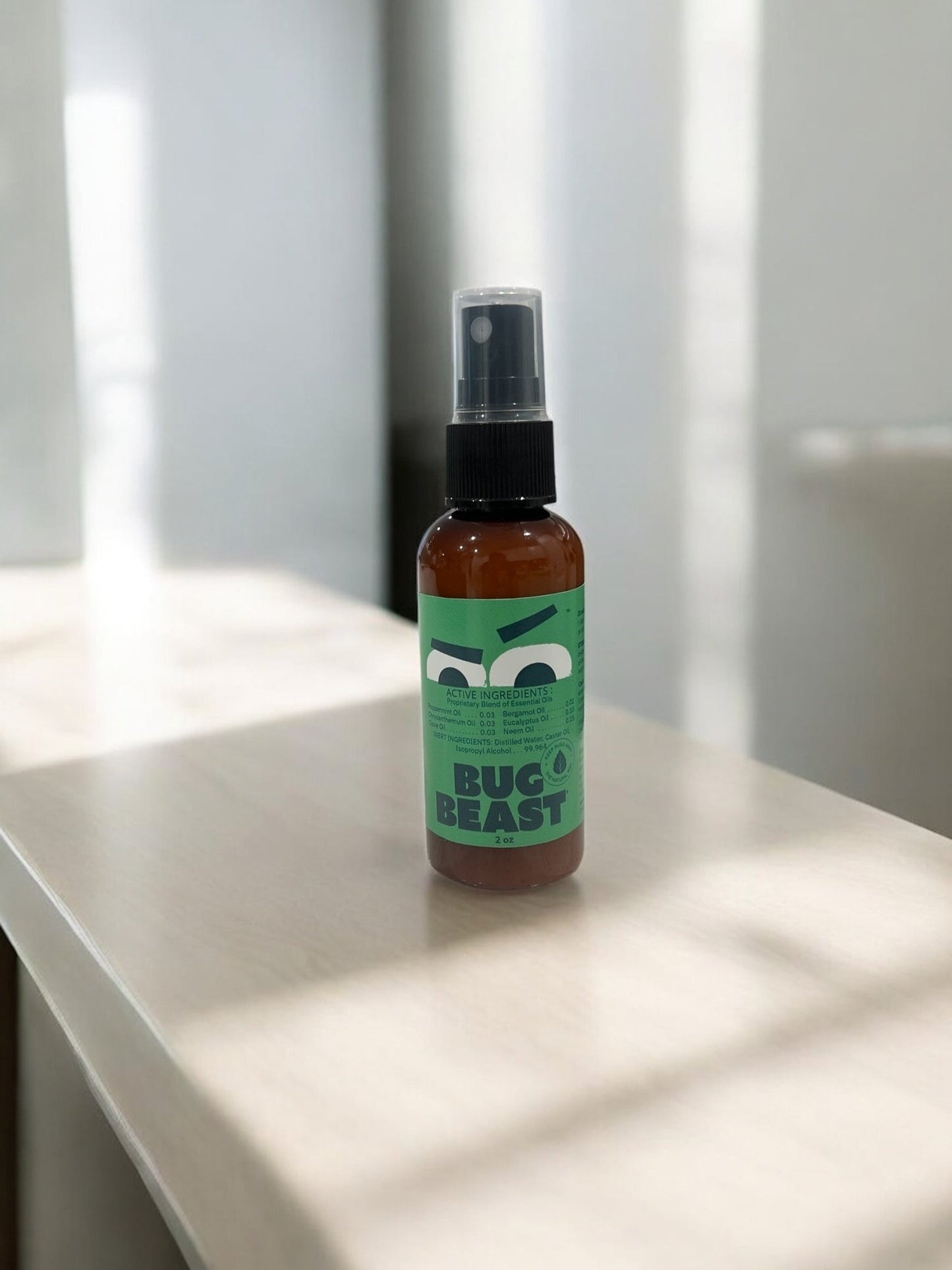 Bug Beast - EPA 25(b) natural indoor/outdoor bug repellent made with essential oils for bars, patios, and restaurants